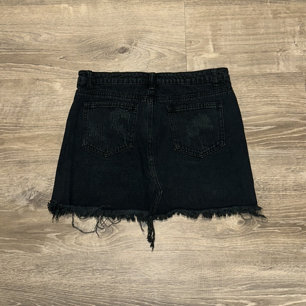 Signature8 Blue Mini Skirt Casual - Picture 3 of 3